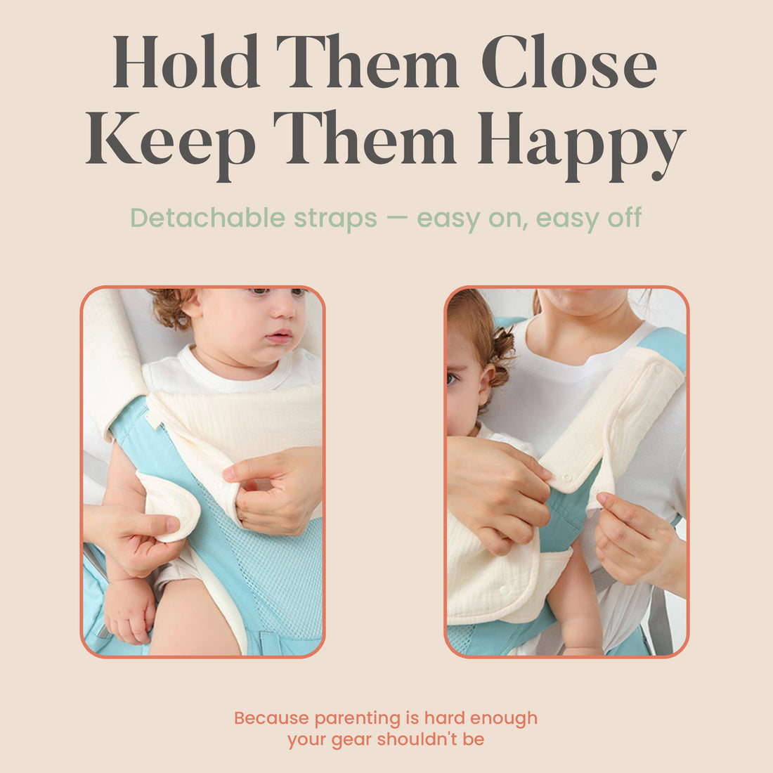 ComfortCarry™ Drool & Teething Pads